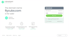 Desktop Screenshot of flycube.com